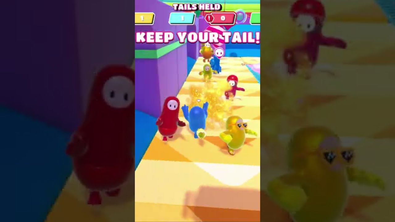 Easy Tail Grab Trick in Team Tail Tag - Fall Guys Tips