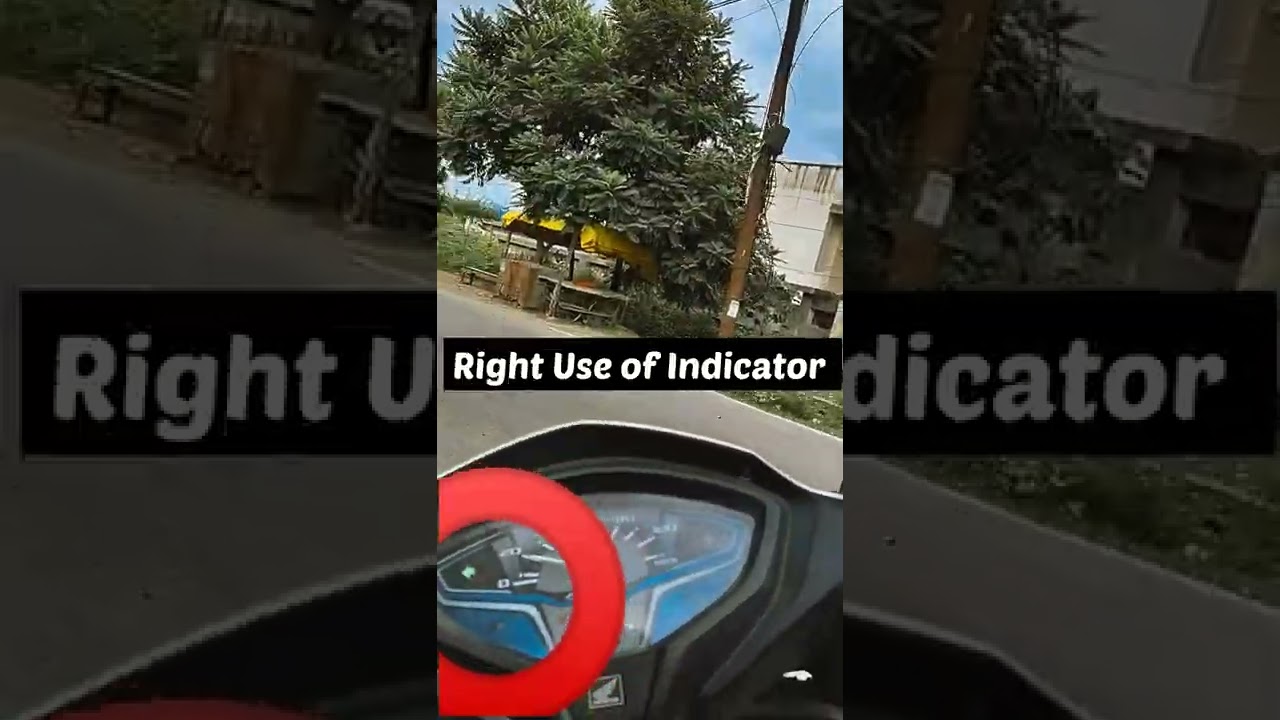 How to Use Indicator &harr;️ #traffic #trafficupdates #india #bike #motovlog
