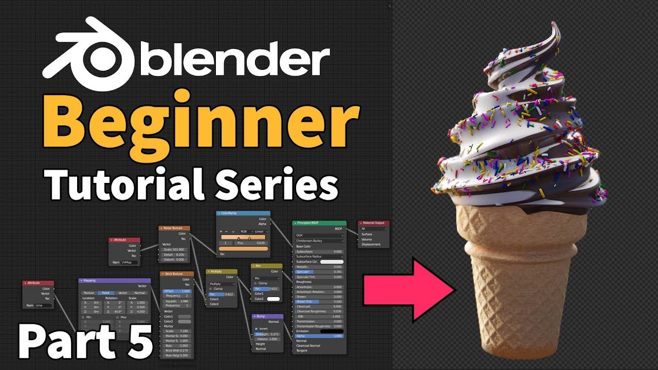 Blender Beginner Tutorial - Part 5 : Easy Procedural Textures
