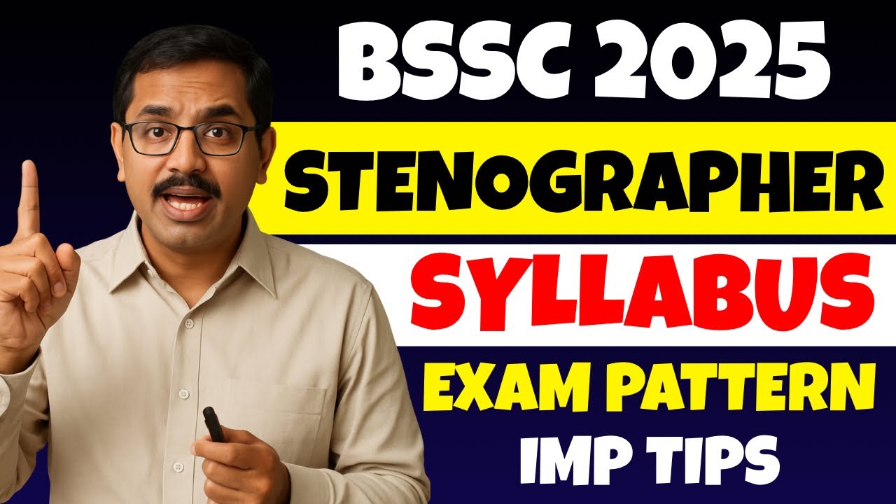 BSSC Stenographer Syllabus 2025 Explained 🔥 | BSSC Stenographer Kya Hota Hai? | Salary, Vacancy