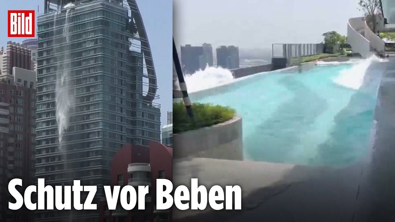 Erdbeben in Bangkok: Pools auf Hochh&auml;usern sorgten f&uuml;r Sicherheit