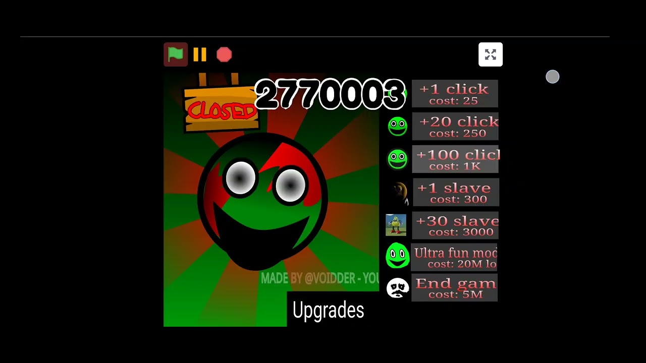 I played fun  clicker part 1 