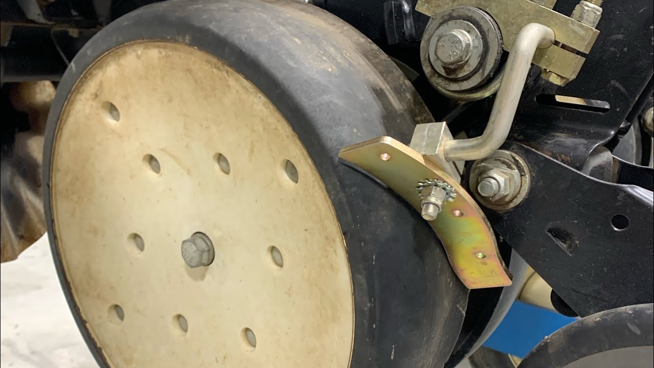 Plumming the bulk tanks, putting mud scrapper on the corn planter