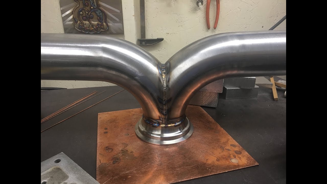 Making a Y Pipe for a T6 Turbo Downpipe