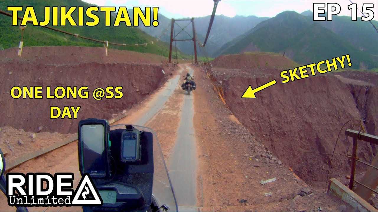 Riding to the border of #Afghanistan, #Tajikistan one long @ss but awesome day! #MotorcycleAdventure