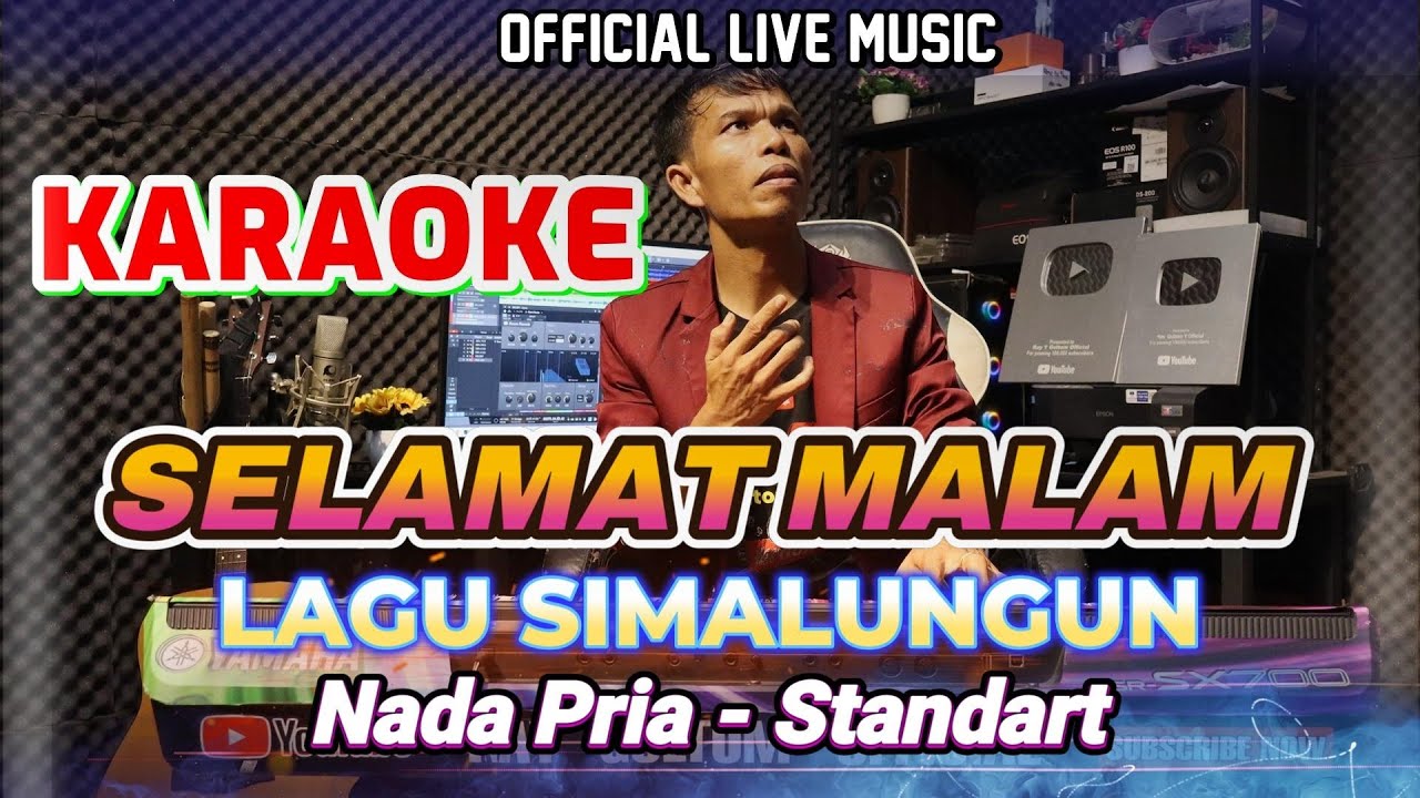 KARAOKE SELAMAT MALAM - NADA STANDART PRIA AS = DO