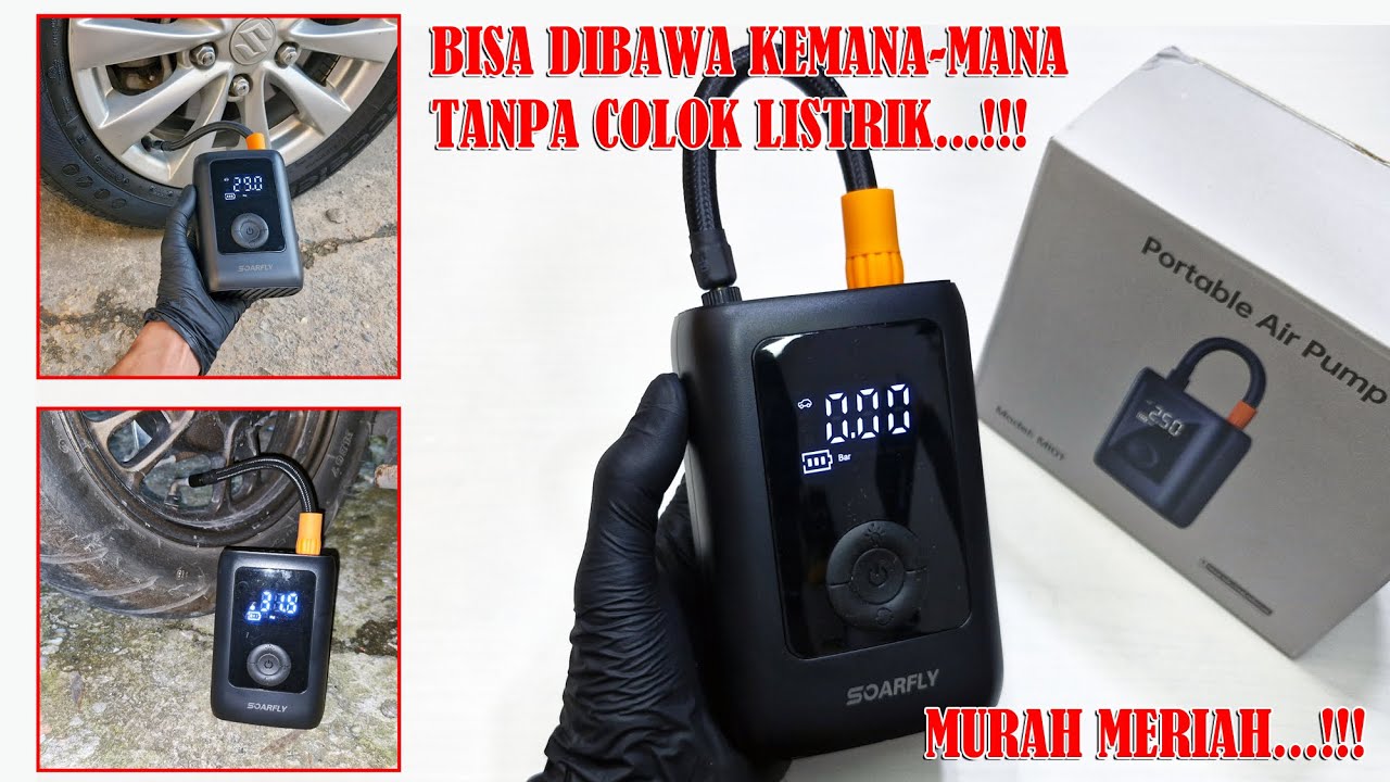 Pompa Ban Portable MI01 - Praktis dan Murah....!!!