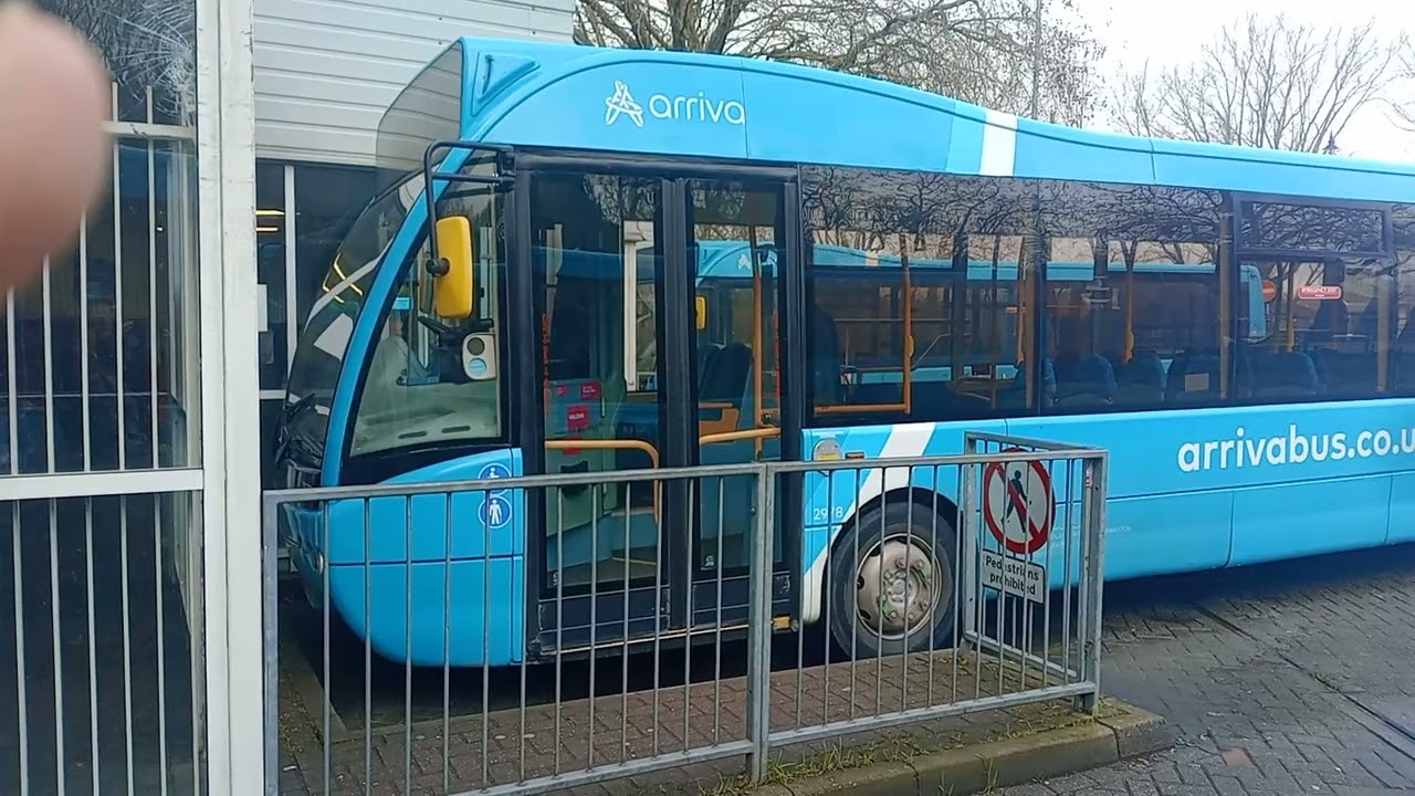 Optare Versa bus at Shrewsbury bus station UK. 21 Feb 2026 11:44