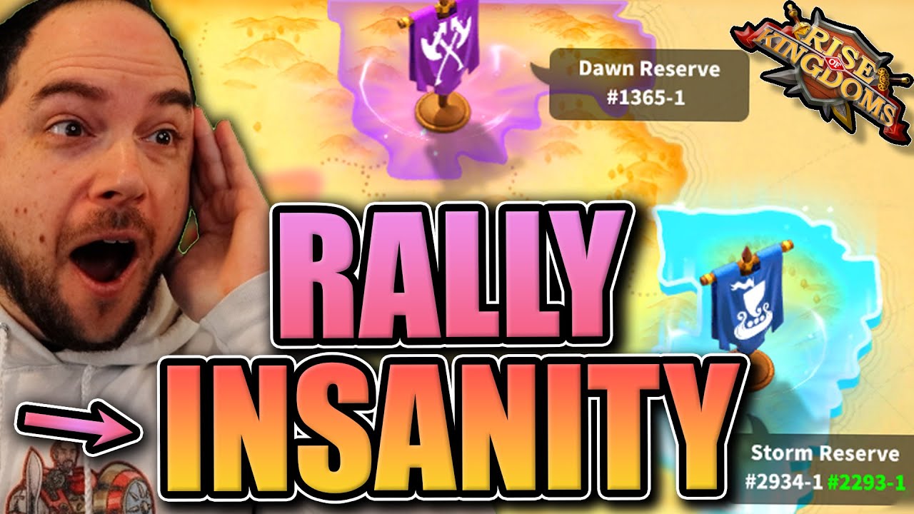 Double Rallying with 2377 [1365 pass garrison] King of All Britain KvK Rise of Kingdoms