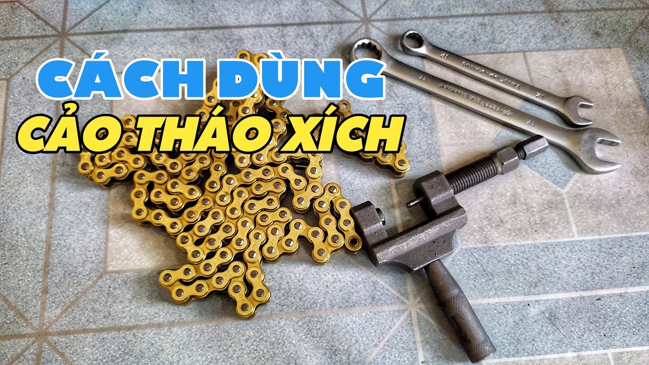 Hướng dẫn sử dụng cảo tháo mắt xích xe máy | BeePro