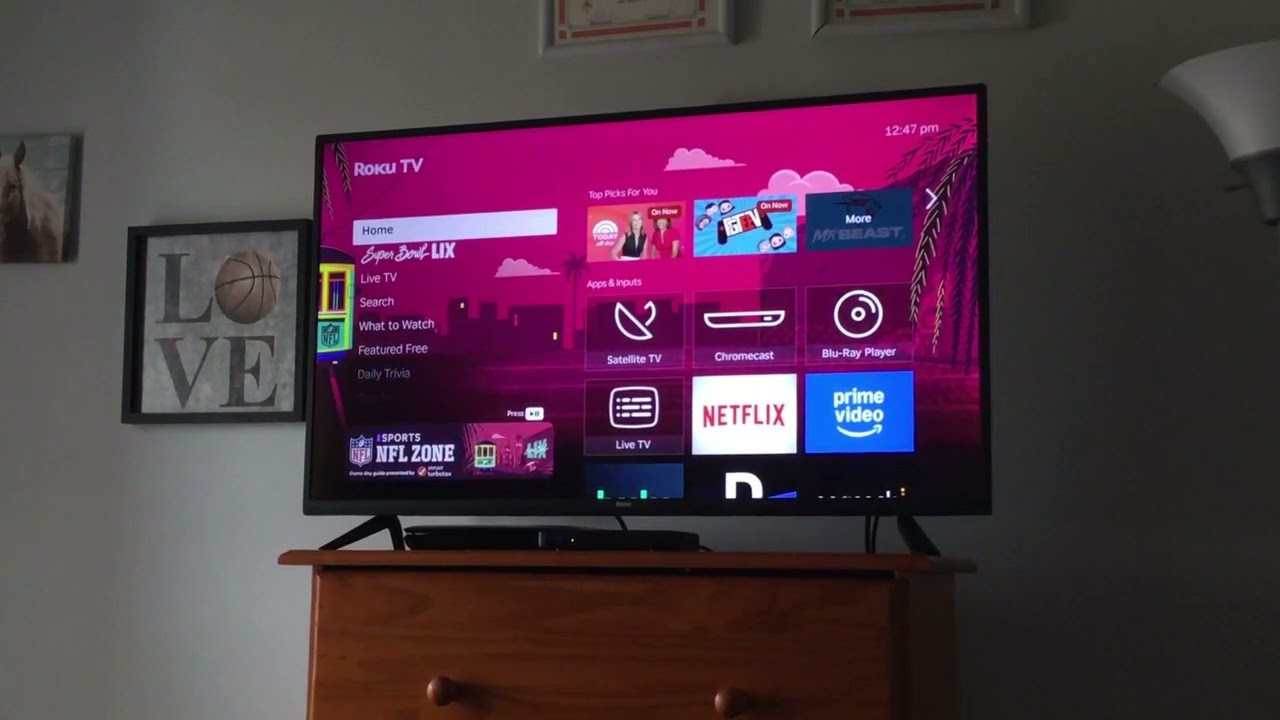 My Review of the Super Bowl LIX on My Roku TV