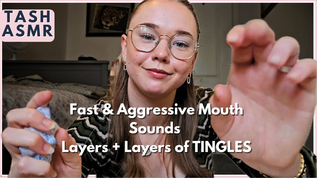ASMR Fast & Aggressive w/ Layered Mouth sounds (ULTRA TINGLES FOR SLEEP)