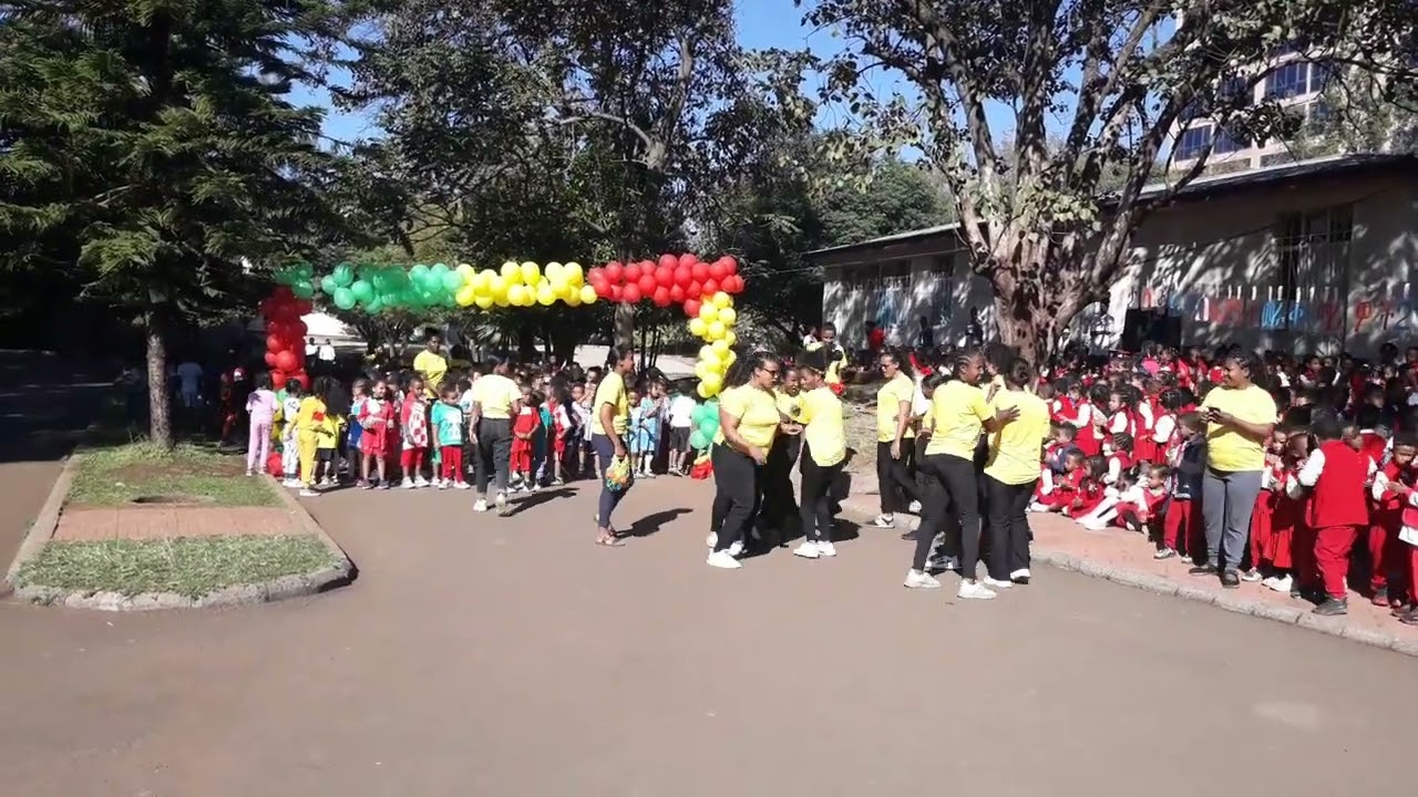 በባህር ዳር አካዳሚ ትምህርት ቤት የኬጅ ተማሪዎች Sport Day  ሲያከብሩ 05/04/2015 ዓ.ም ( part 2)