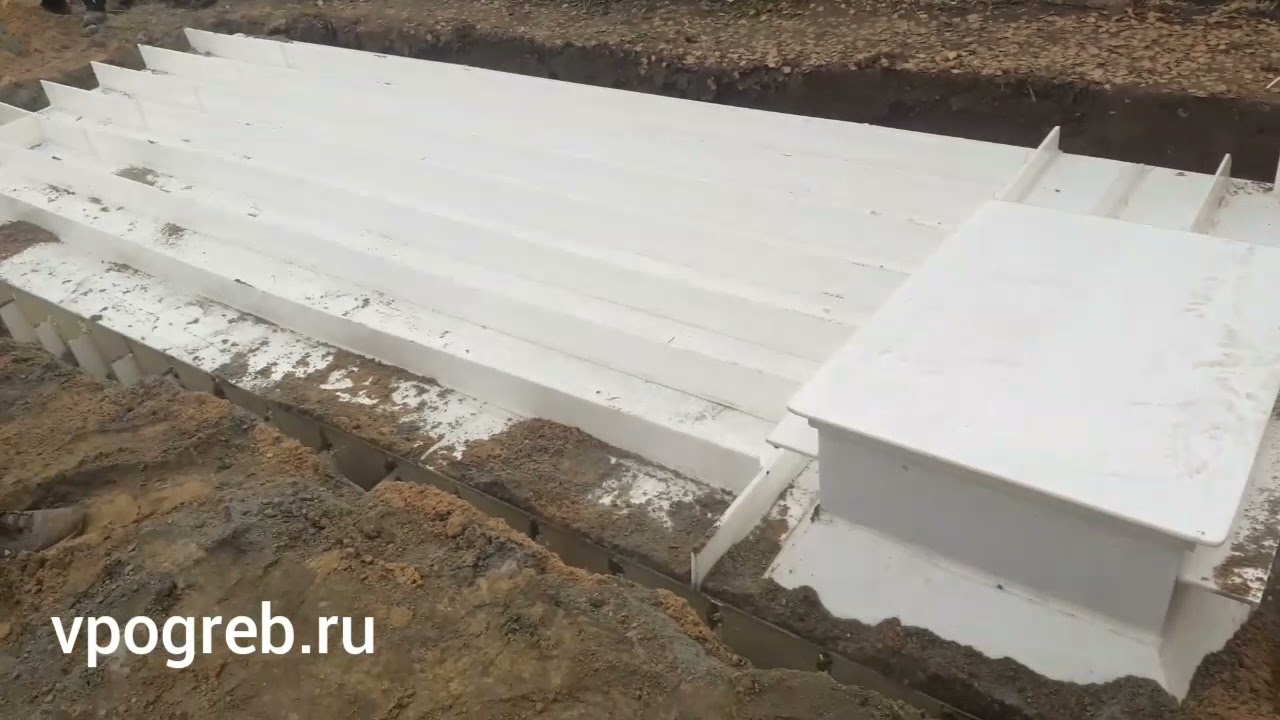 Пластиковый погреб 6 ×2.4