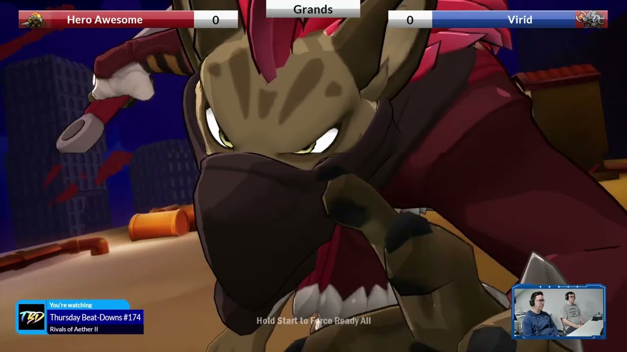 Hero Awesome VS Virid Rivals of Aether II (North Dakota)