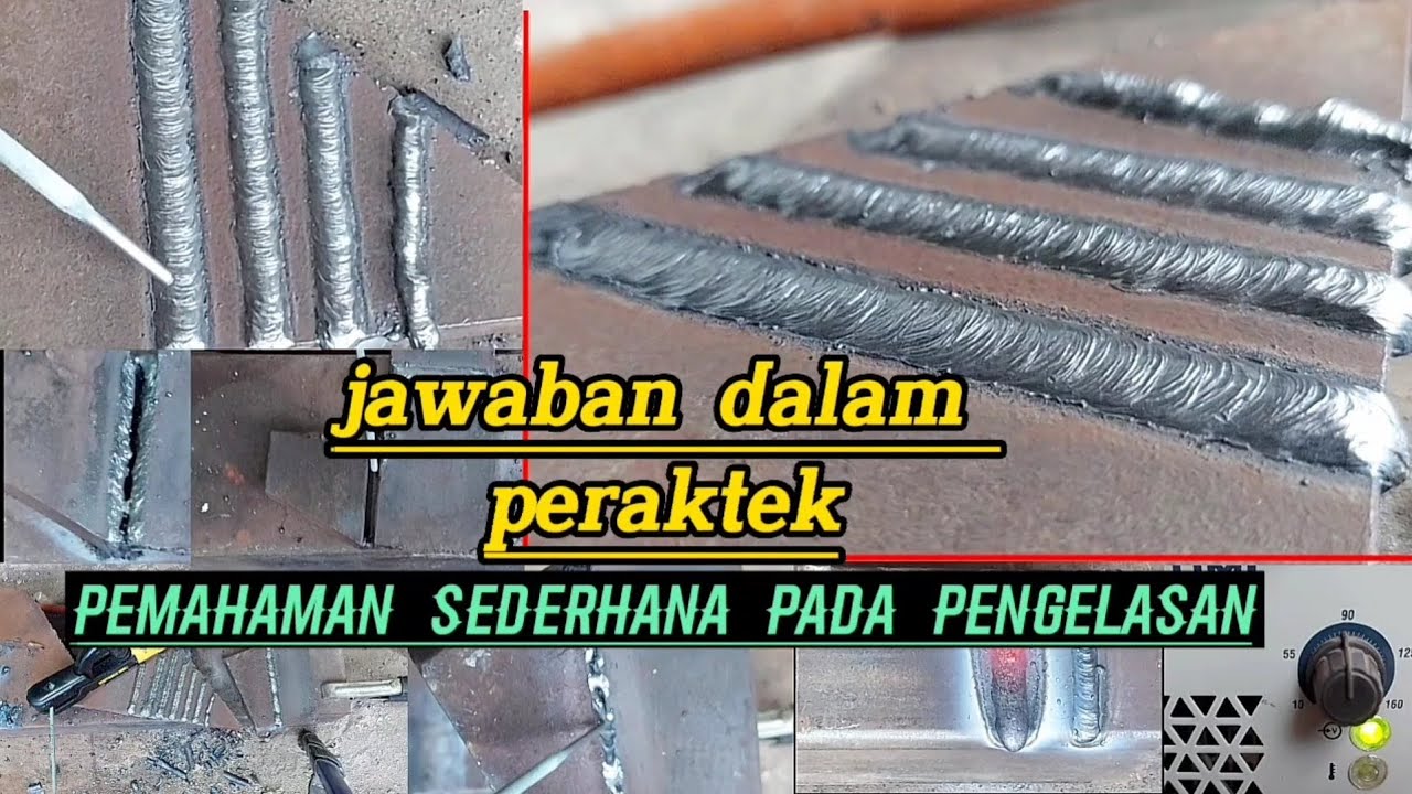 👉ATUR AMPER|las jarak renggang|ALUR KOPONG|stang las panas|hasil lasan nyasar👍