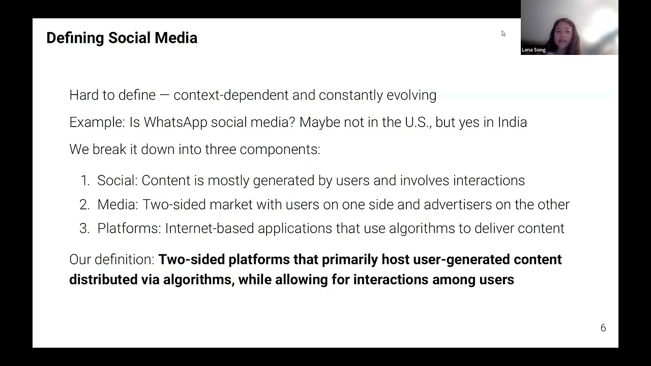 EC'25 Tutorial: A Tutorial on the Economics of Social Media (Part 1): The Economics of Social Media