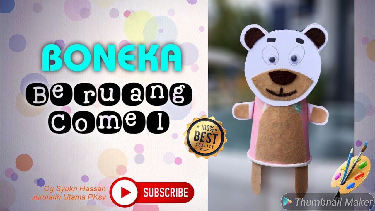 Pendidikan Kesenian Tahun 1 | Unit 3 : Bonekaku Bernyanyi | Boneka Beruang Comel