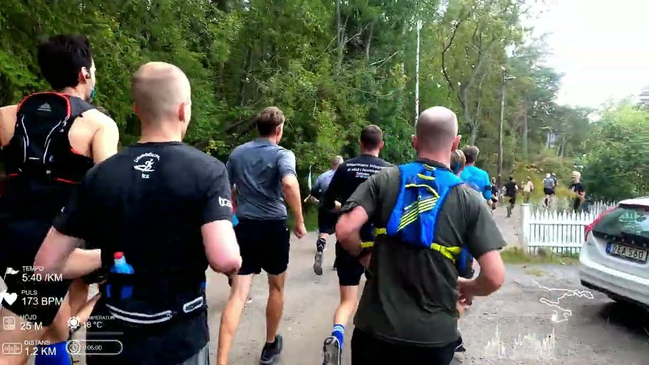 Virtual run #19: Lidingöloppet 30k 2022 Lidingö/Sweden (First 22k before my GoPro died)