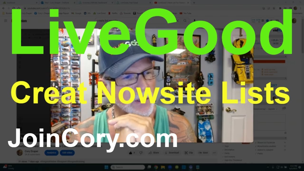 LiveGood Training How To Create Nowsite AI List For Contacts