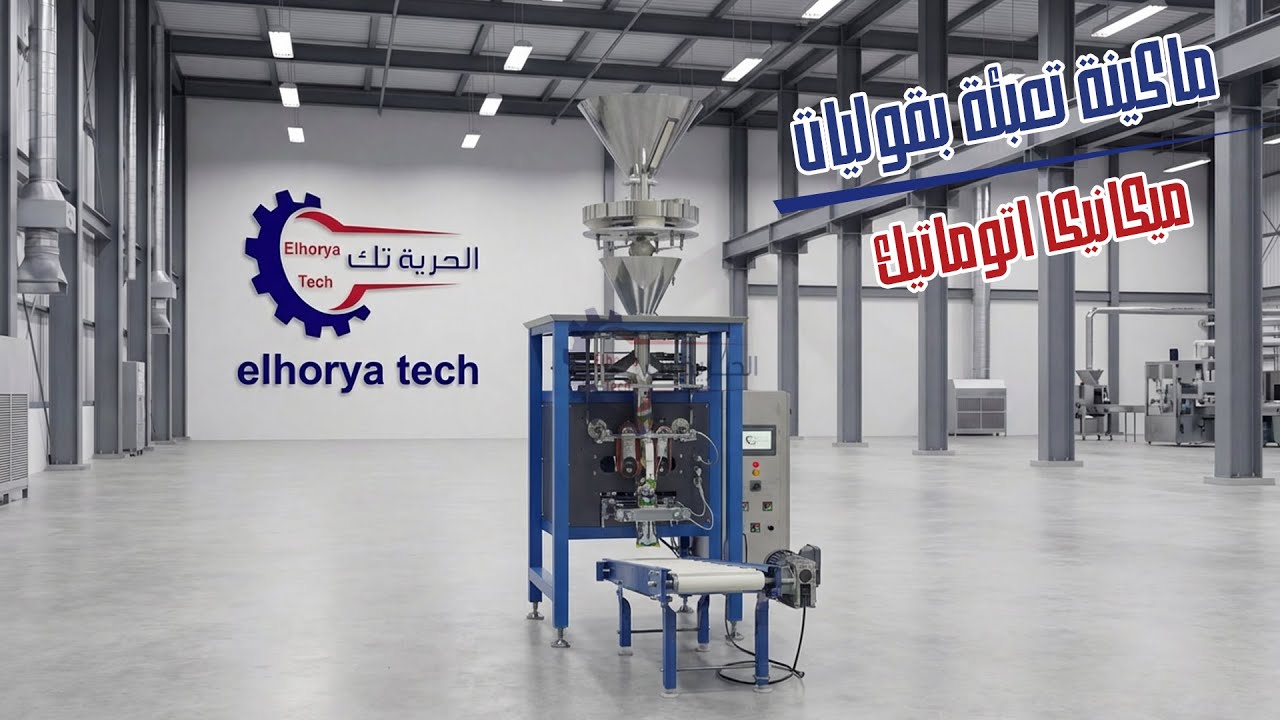 ماكينة تعبئة وتغليف بقوليات اتوماتيك ميكانيكا