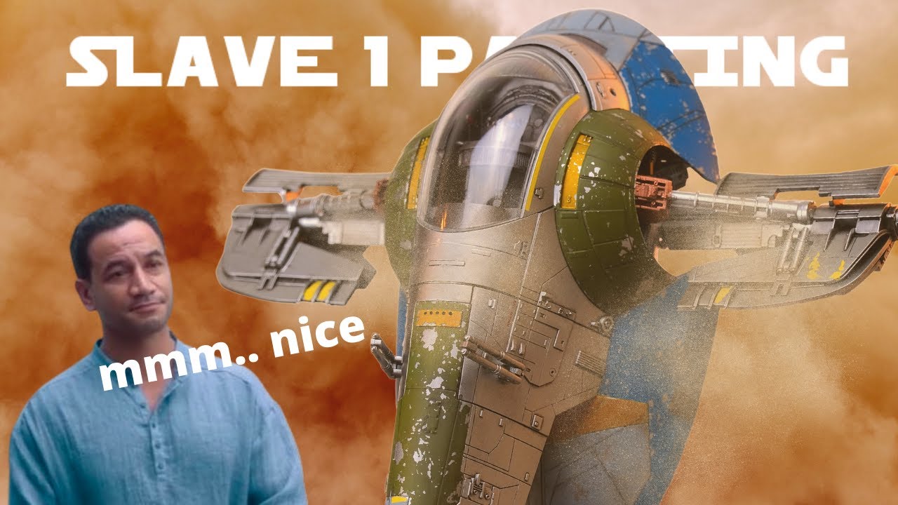 Star Wars Slave 1 Painting