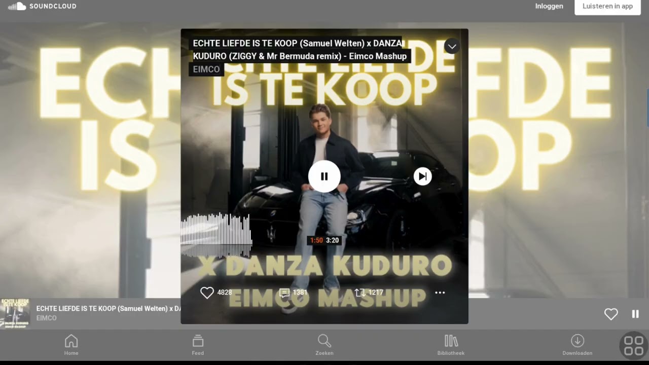 Echte liefde is te koop ( samuel welten ) x danza kuduro ( ziggy & mr bermuda remix ) - eimco mashup