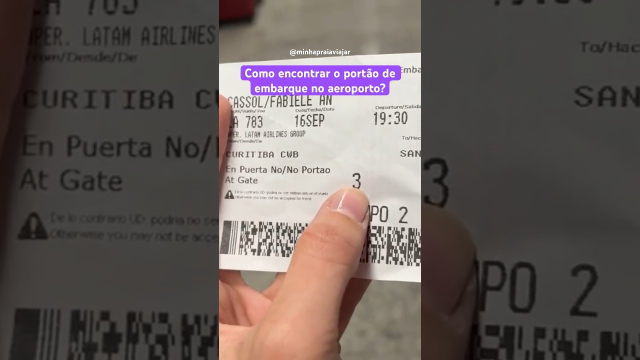 Como encontrar o port&atilde;o de embarque no aeroporto? Passo a passo primeira viagem de avi&atilde;o