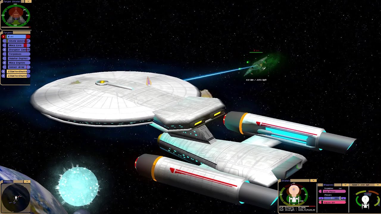 Atolm's Reliant Class vs Klingon K4 | KM | Star Trek Bridge Commander