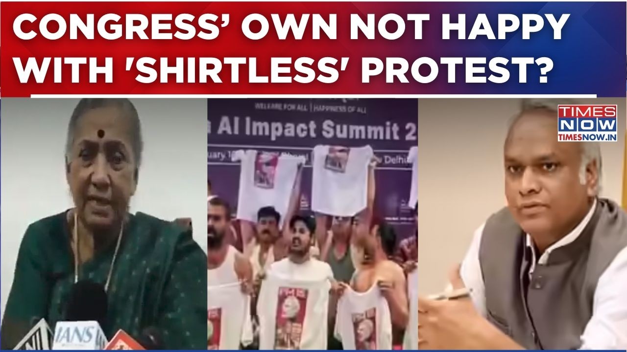 Margaret Alva, Priyank Kharge Criticise 'Shirtless' Protest; Congress' Own Not Happy With Stunt?
