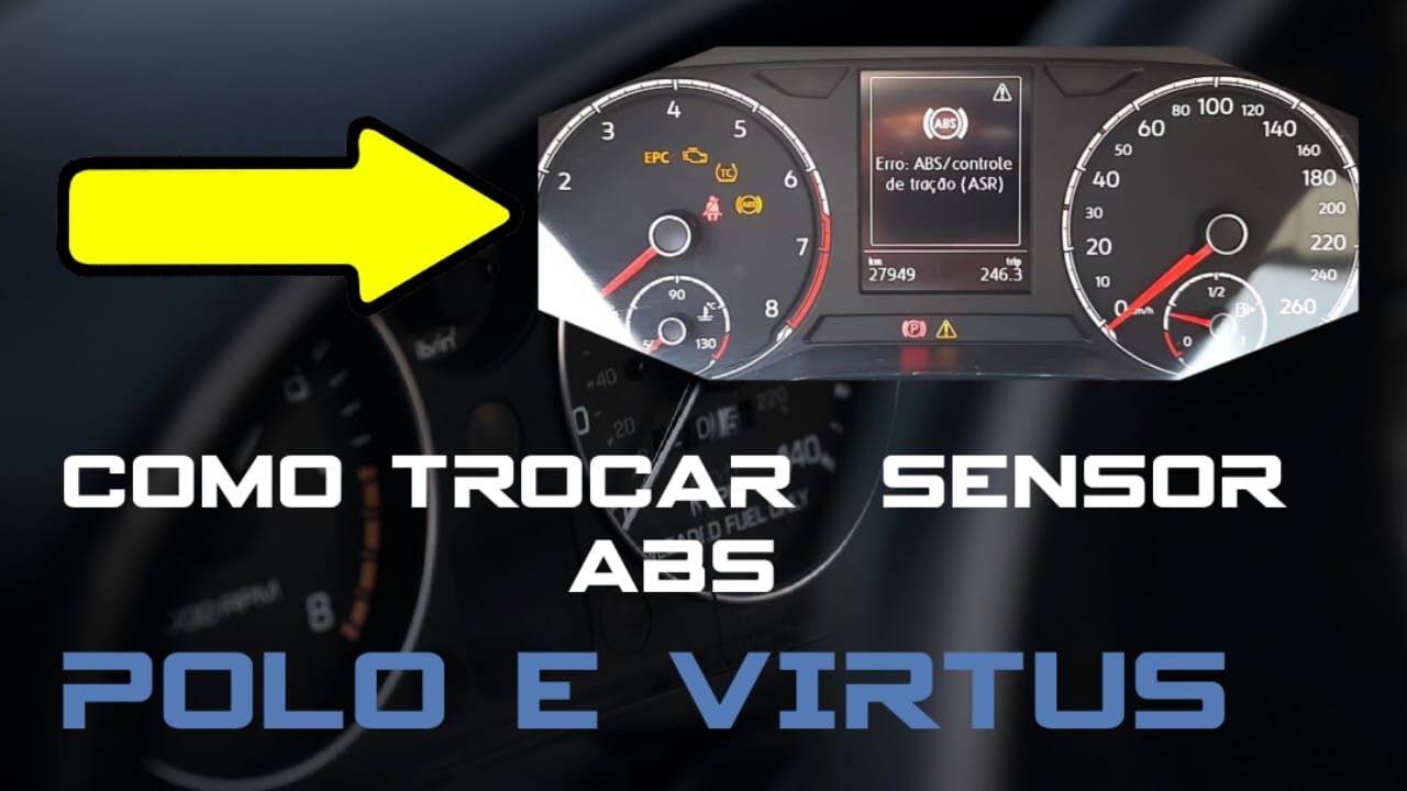 COMO TROCAR OS SENSORES DO ABS LINHA VW (POLO E VIRTUS)