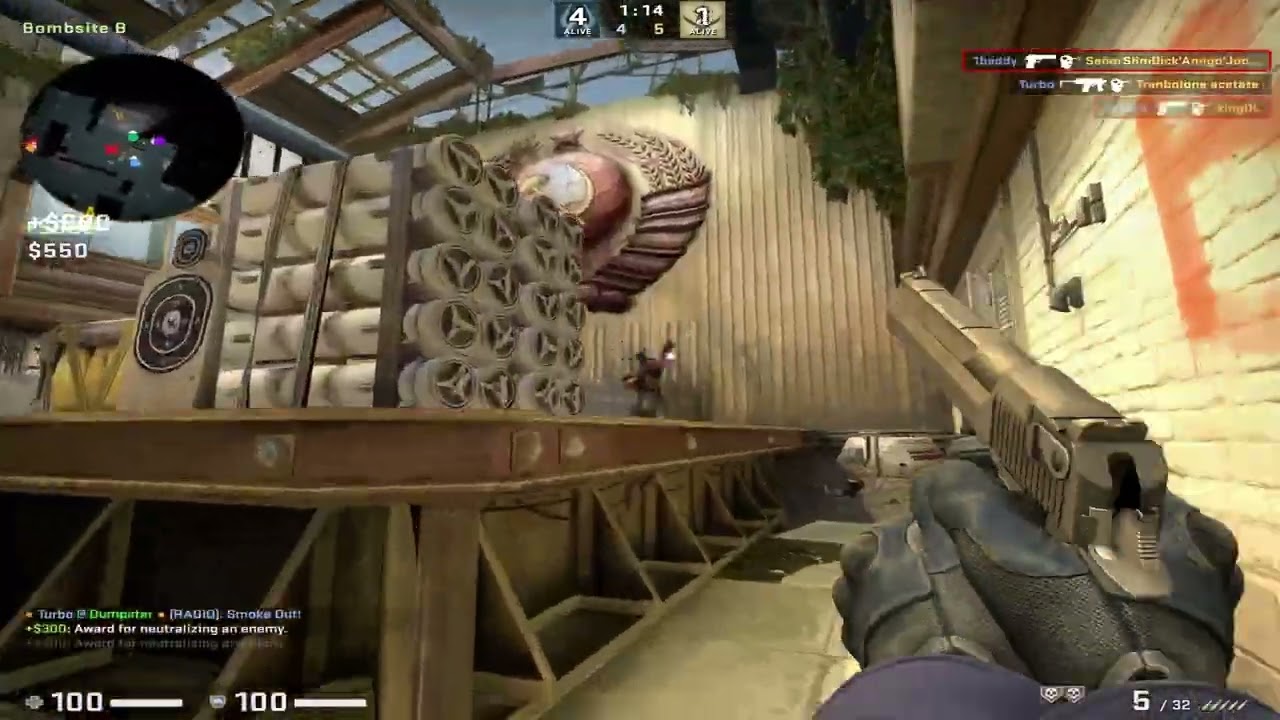 COUNTER STRIKE BUT I SMOKED DMT :S (fragtage mid)