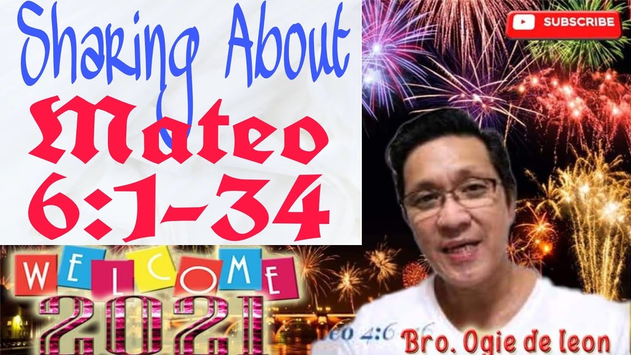 Sharing About Mateo 6:1-34