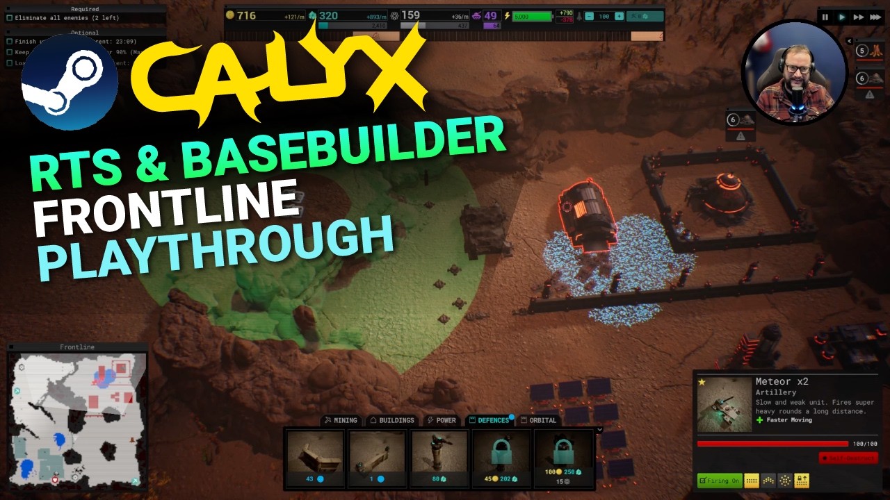 Calyx (EA) | Frontline gameplay. Our PC RTS & Base Builder where you battle giant alien plants!