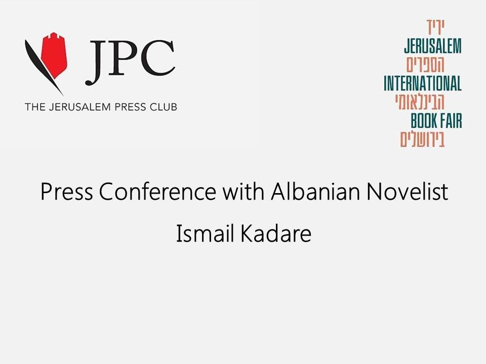 Press Conference with Albanian Novelist Ismail Kadare
