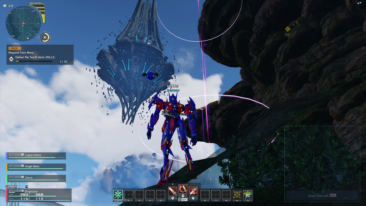 The PSE Bursts Of Mt. Magnus - Phantasy Star Online 2 New Genesis Global CBT - Part 2