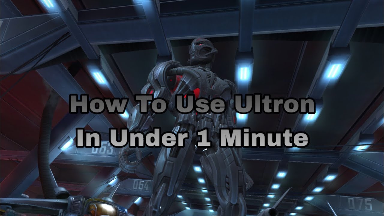 How To Use Ultron In Mcoc | Quick And Effective Ramp Up |