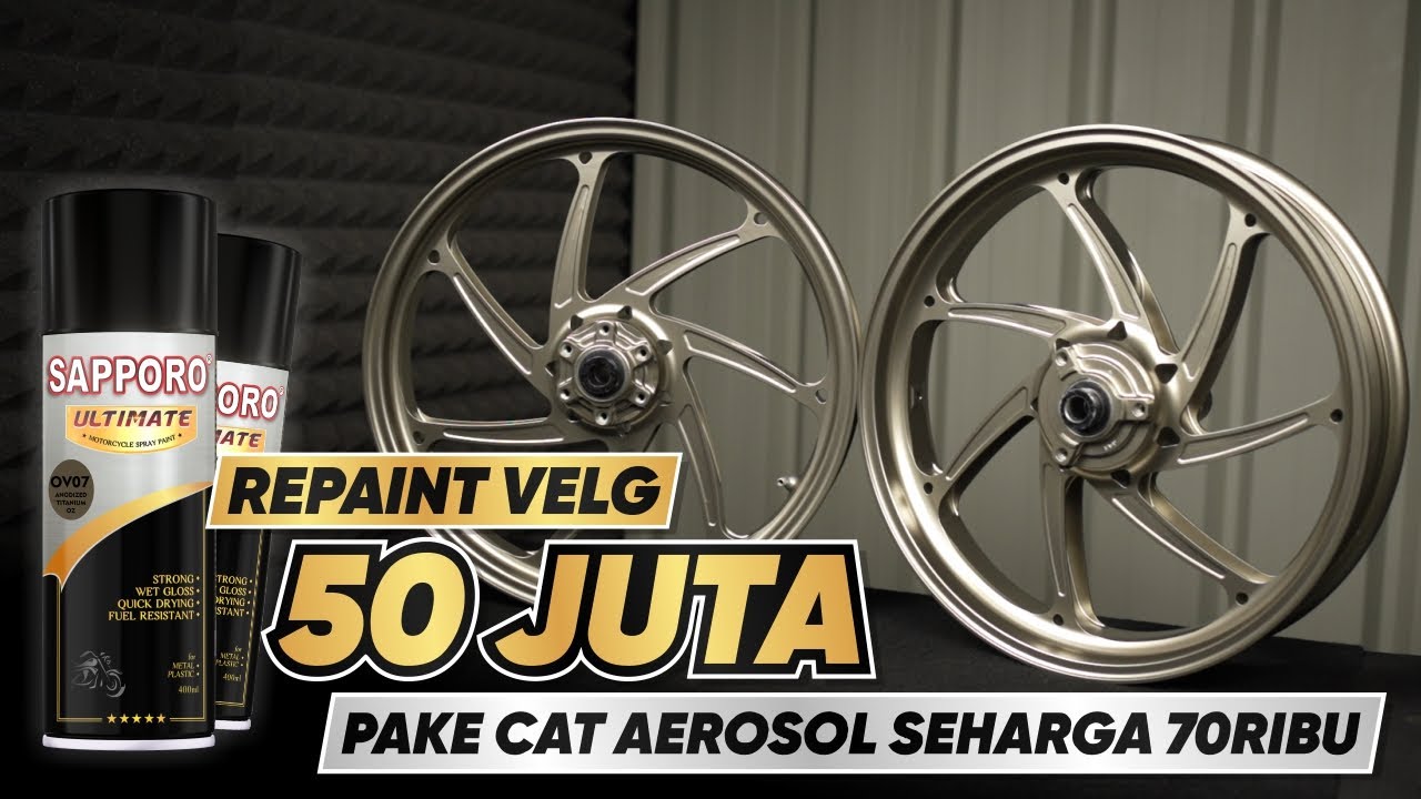 REPAINT VELG SULTAN MODAL RECEH❗ GIMANA HASILNYA?