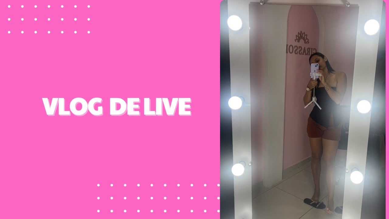 VLOG DE LIVE/ FIZ LIVE 🛍️