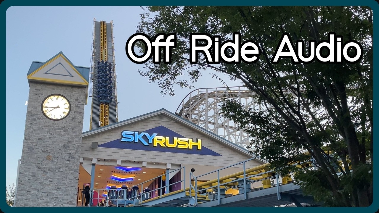 Skyrush at Hersheypark 2025 | Off Ride Audio