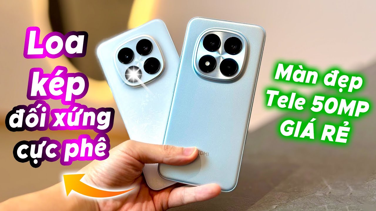 Note 15 Pro Plus có loa kép đối xứng chuẩn mực trong mức giá tầm trung !