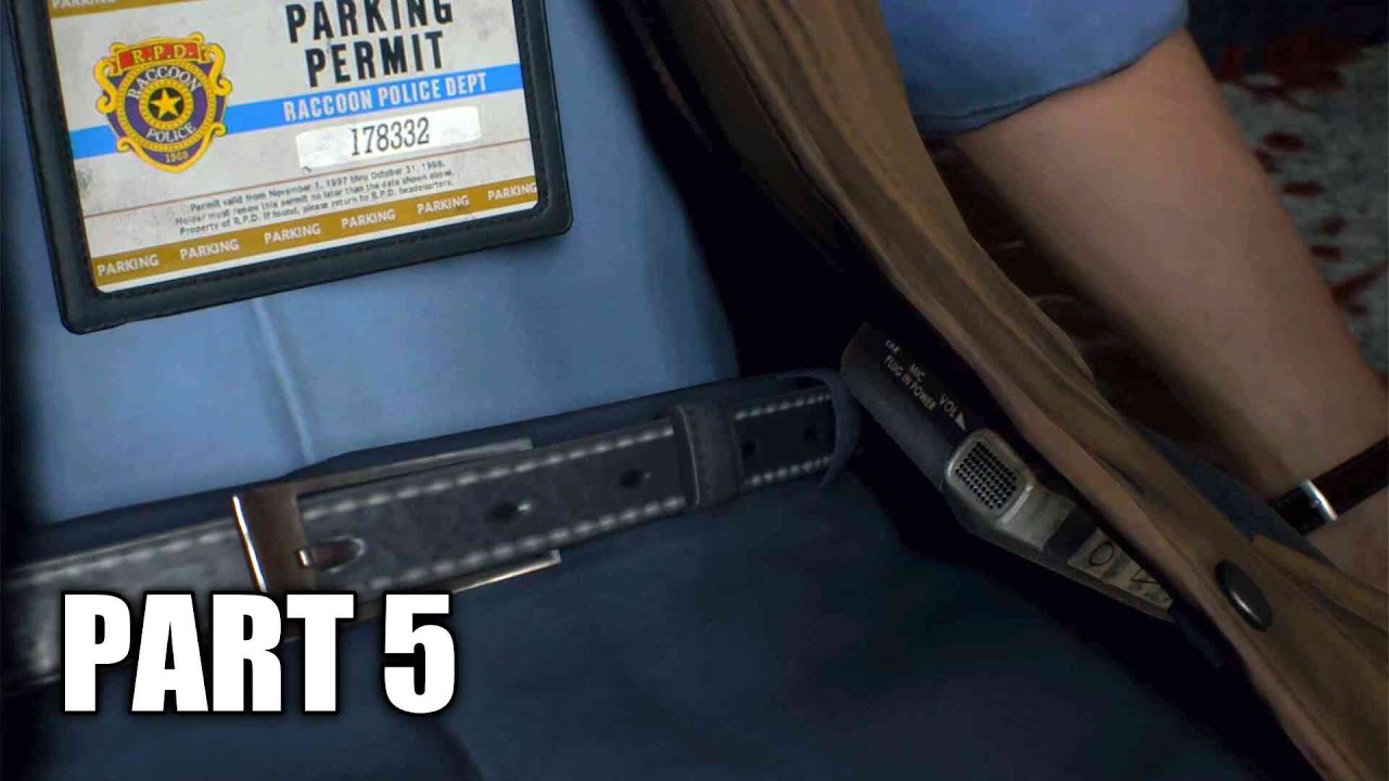 Resident Evil 2 (2019) Leon PART 5 (2nd Power Panel Part Location, Parking Garage Key Card)
