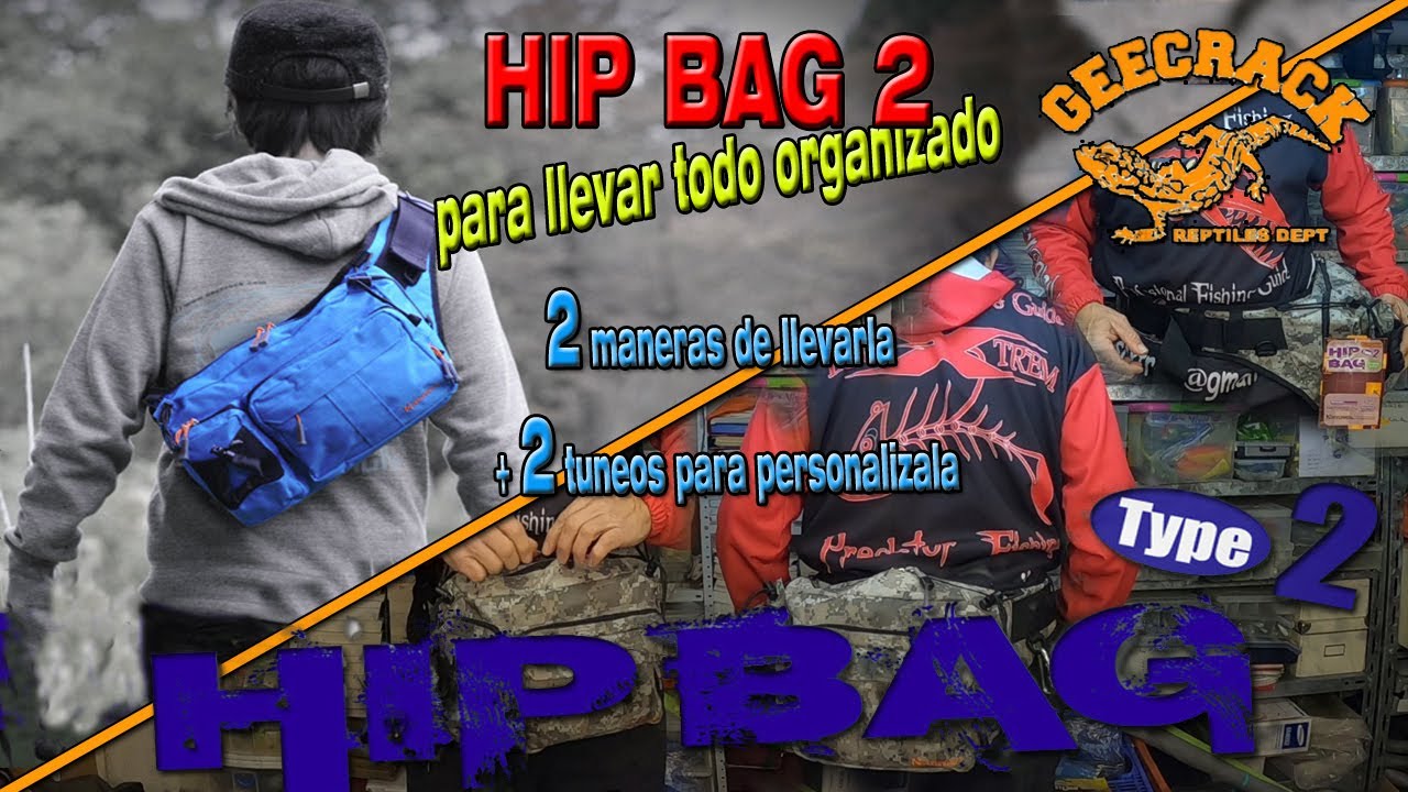 HIP BAG 2 GEECRACK 🔴la riñonera perfecta para el pescador de orilla🔴o sera la bandolera perfecta ? 😅