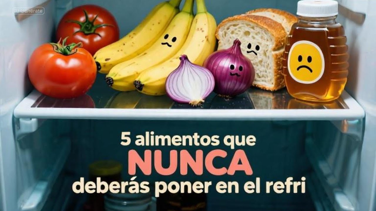 Cinco alimentos que NUNCA deberías poner en tu refrigerador