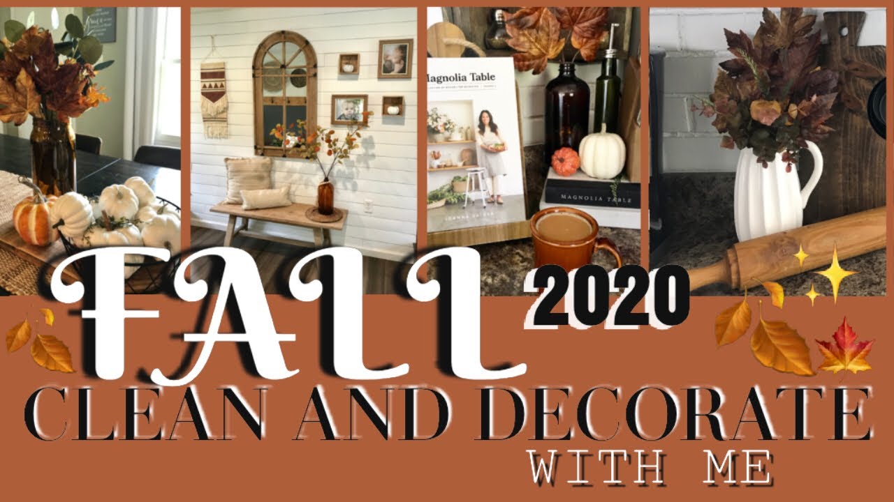 *NEW* FALL 2020 CLEAN AND DECORATE WITH ME//FALL 2020 DECOR//THE SIMPLISTIC HOME