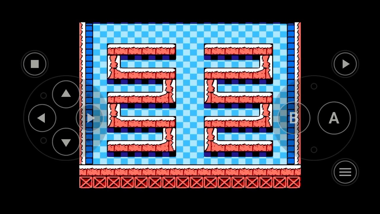 Jugando Snow bros NES USA en modo tiempo