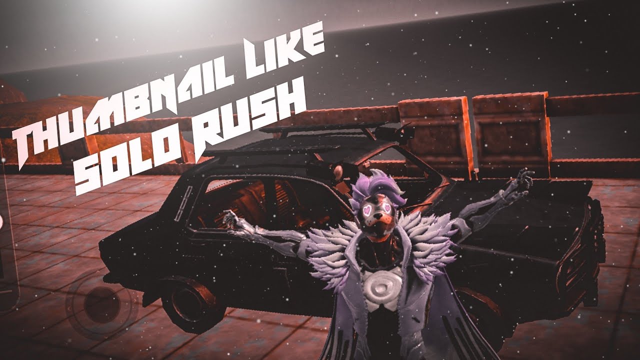 How to make Thumbnail like SOLO RUSH in Android | Easy Way | #solorush #thumbnaillikesolorush