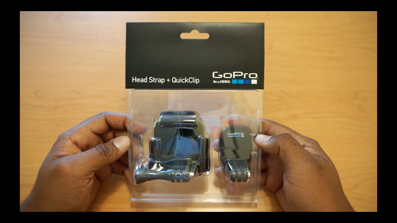 GoPro Head Strap Mount and Quick Clip Unboxing - Quick Look