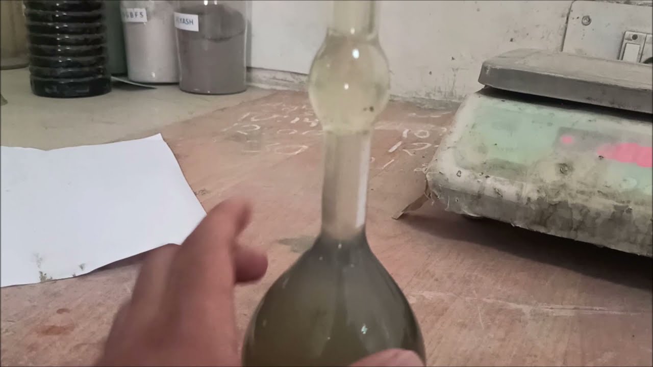 Specific gravity of cement Using Le Chatelier Flask Method