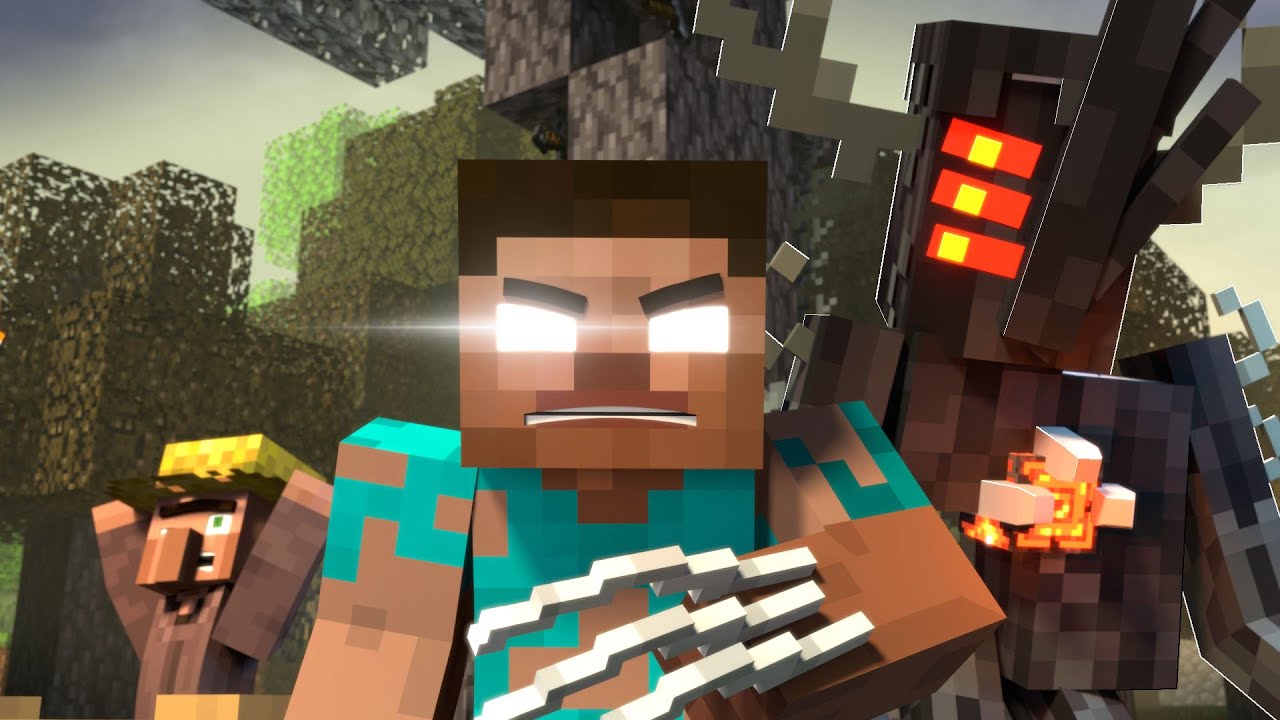 Creaking Attack #2 - Alex & Steve Life - Minecraft Animation